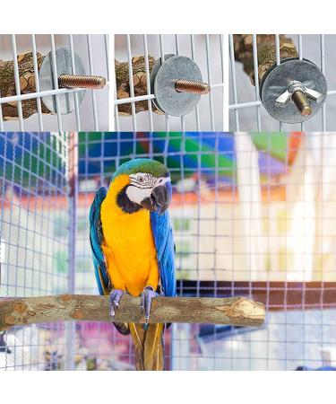 Natural Wooden Bird Perch Set - 5PCS Bird Stand Toy for Cage, Paw Grinding Stick, Exercise Training, Climbing Toys - Bird Cage Accessories - Buy Online on GoSupps.com