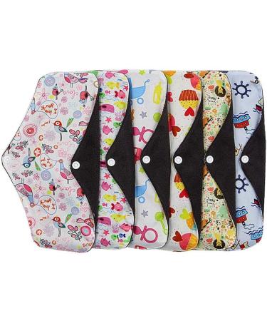Reusable Menstruation Cloth Pads - Soft Absorbent Women's Hygiene Towels | 10 & 20 Pack Random Colors - Buy Online on GoSupps.com