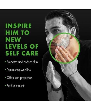 Tiege Hanley Men's Silver Gift Set | 6 Products | Face Wash Morning Facial Moisturizer Sandalwood Body Wash Natural Aluminum-Free Deodorant and a Body Scrubber | Uncomplicated Skin Care for Men - Buy Online on GoSupps.com