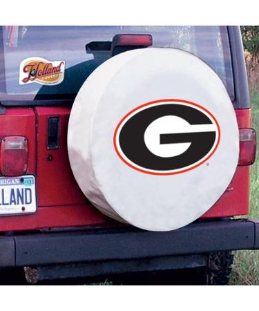 Georgia Bulldogs Black Tire Cover - 31.25 x 12 inches - Buy Online on GoSupps.com