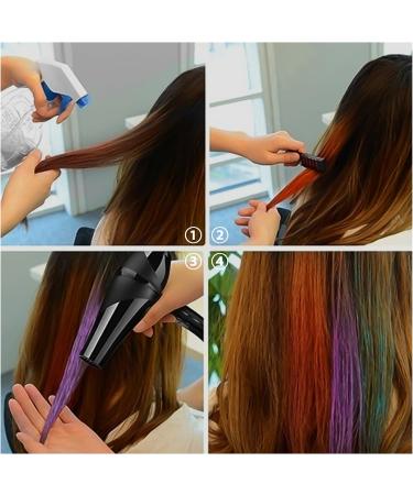 BDSHUNBF 12 Colors Hair Chalk Comb Temporary Bright Hair Color Hair Chalk for Kids Girls Deluxe Hair Chalk Set For Girls Washable Colour Brush for Halloween Makeup Birthday Washable - Buy Online on GoSupps.com