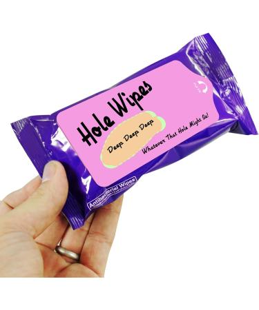 Gears Out Hole Wipes - Funny Novelty Moist Wipes for Adults | Made in America | Travel Size - Shop Now - Buy Online on GoSupps.com