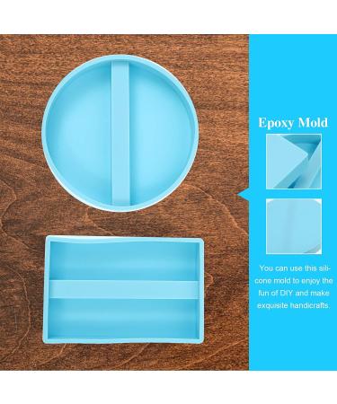 ARTIBETTER Resin Business Cards Holder Mold - 2pcs Handmade Epoxy Mold for Cards Storage and Craft Making | 10.5X7cm - Buy Online on GoSupps.com