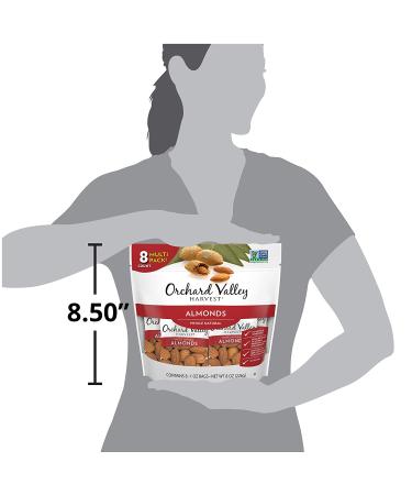 Orchard Valley Harvest Whole Natural Almonds 8-Pack | Unsalted, Gluten-Free, Non-GMO - Buy Online on GoSupps.com