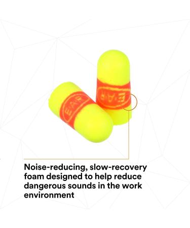 3M Ear Plugs 200 Pairs/Box E-A-Rsoft SuperFit 312-1256 Uncorded Foam NRR 33 - Ideal for Drilling, Grinding, Machining, Sawing, Sanding, and Welding - Disposable Ear Plugs for Maximum Protection - Buy Online on GoSupps.com