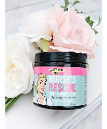 Walton Wood Farm Nurse's Rescue Foot & Body Soak - Soothing Relief for Tired Muscles and Feet - Buy Online on GoSupps.com