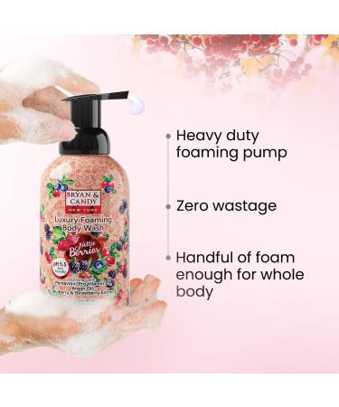 Buy Bryan & Candy Luxury Foaming Body Wash - Nottie Berries 400ml | Hydrating Argan Oil Vitamin B5 & Skin-Friendly pH 5.5 - All Skin Types | International Shipping - Buy Online on GoSupps.com