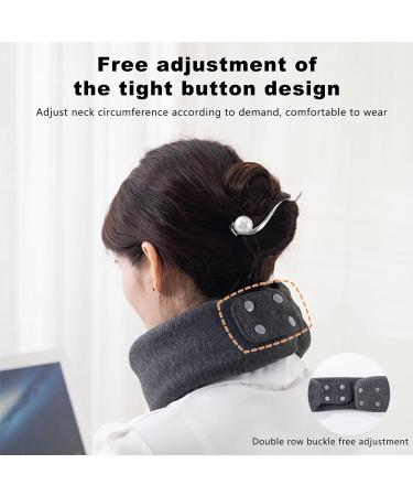 Buy Anti Snore Bed & Cervical Neck Stretcher - Adjustable Neck Support Brace for Snoring | Soft Neck Collar for Cervical Spine - Dark Gray - Buy Online on GoSupps.com