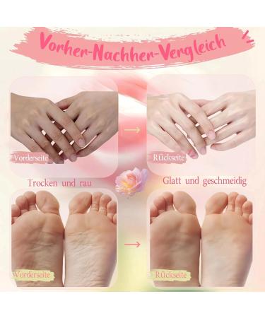 Gants de traitement la paraffine 2 paires de gants d' pilation la paraffine et 2 paires de couvre-pieds en cire de (Ros ) - Buy Online on GoSupps.com