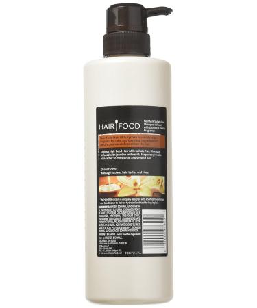 Buy Hair Food Sulfate-Free Hair Milk Shampoo with Jasmine & Vanilla 17.9 Fl Oz Nourishing & Moisturizing Formula for All Hair Types - Buy Online on GoSupps.com