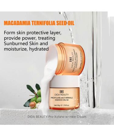 DIDA BEAUTY Pro-Xylane Anti-Wrinkle Essence Night Cream with Peptide, Vitamin E, Avocado Oil - 1.76 fl. Oz - Buy Online on GoSupps.com