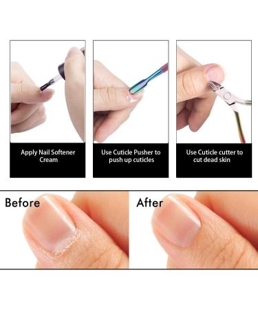 Professional Cuticle Cutter Set by RONAVO | Nail Cuticle Remover Tool with Cuticle Pusher, Nipper, Scissors, and Trimmer - Buy Online on GoSupps.com