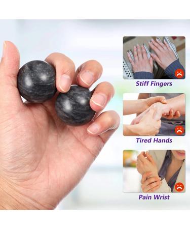 Exceart 2 STK BAODING Balls - Jade Hand Balls for Meditation & Gym | Stress Relief Massage Balls for Adults - Buy Online on GoSupps.com