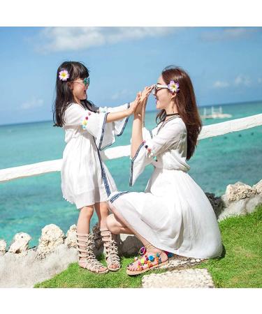 BN 10-Part Set Frangipani Beach Hair Clips for Girls & Women | Perfect for Weddings Celebrations & Holidays | Artificial Foam Floral Hair Accessories - Buy Online on GoSupps.com