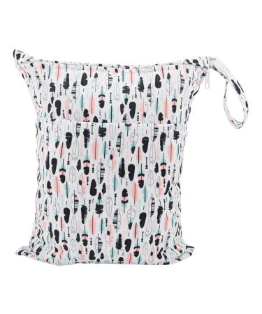 Alvababy 3-Piece Wet Bag Set | Reusable Diaper Bags with 2 Zip Pockets | Eco-Friendly Storage for Baby Diapers on the Go - Buy Online on GoSupps.com