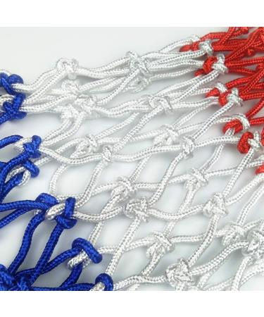 DOURR Basketball Net Replacement 2 PCS All-Weather Heavy Duty Indoor/Outdoor (12 Loops) Red+White+Blue - Buy Online on GoSupps.com
