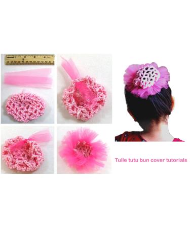 Ballet Hair Bun Cover for Girls and Women - HipGirl Crochet Dance Hair Net Accessories - Buy Online on GoSupps.com