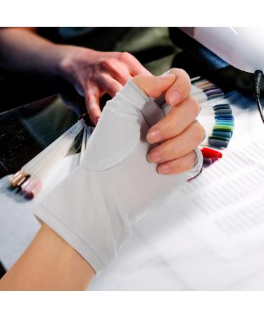 LALAFINA 1 Pair UV Glove Gel Manicures Glove Fingerless UV Protective Gloves Anti UV Gloves for Gel Manicures Protect Your Skin - Buy Online on GoSupps.com