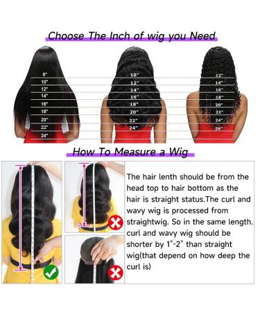 Engiva 4x4 HD Lace Body Wave Wig - 100% Brazilian Virgin Human Hair, Pre Plucked, 20 Inch - Buy Online on GoSupps.com