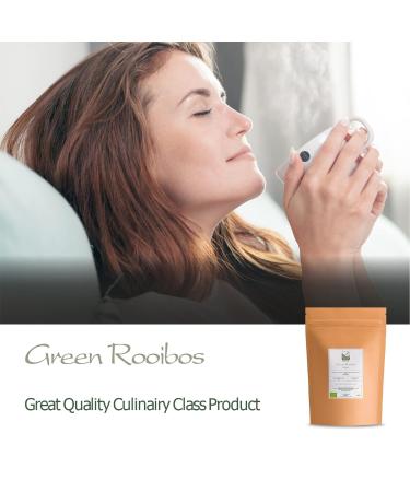 Buy Organic Green Rooibos Loose Tea - 100g Direct from South Africa | Herbal Green Tea - Buy Online on GoSupps.com