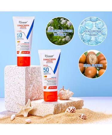 Sunscreen Lotion SPF 50 PA+++ - Advanced UVA/UVB Protection & Moisturizing Repair | 50ml / 1.69fl.oz - International Shipping Available - Buy Online on GoSupps.com