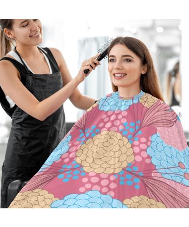 Waterproof Barber Cape - Colorful Flower & Cheetah Haircut Bib for Men & Women | Unisex Hair Cutting Cape - Buy Online on GoSupps.com