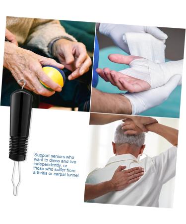 Button Hook Helper 3pcs Metal Button Aid Zipper Pull Assist Dressing Tool Clothing Assistance Tool Dressing Aid for Seniors Buttons - Buy Online on GoSupps.com