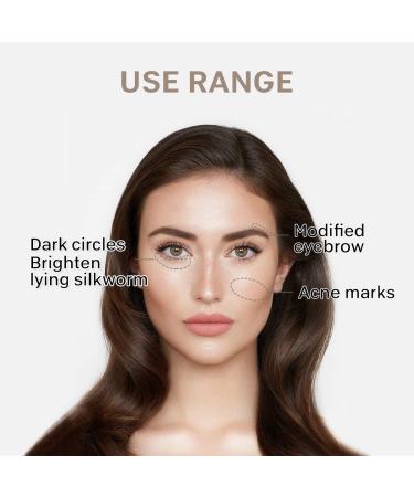 KISSIO Under Eye Concealer Pencil - Acne & Freckles Cover | Waterproof & Long-lasting (04#MILKTEA) - Buy Online on GoSupps.com