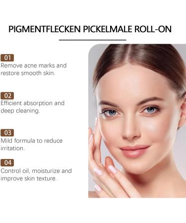  Nuvilo Dark spot corrector serum with roller face and body remover sun and age spot corrector melasma and hyperpigmentation brightening serum with vitamin C and niacinamide (2 pcs) - Buy Online on GoSupps.com