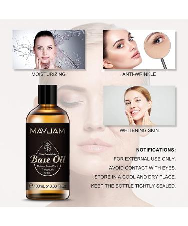 100ML Jojoba Oil Base Oil by MAYJAM - Multipurpose Carrier Oil for Hair & Skin Care - Buy Online on GoSupps.com