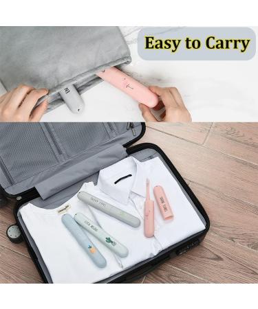 Nuyoah Toothbrush Case Set - 4 Dustproof Lightweight Travel Covers for Camping & Household - 4 Color Options - Buy Online on GoSupps.com