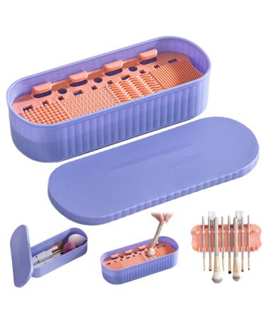 Makeup Brush Cleaner with Cleaning Mat 3-in-1 Cosmetic Brush Cleaner for Cleaning Organizer Makeup Brush Holder 8.7x3.5x2.2 inch Beauty Tools