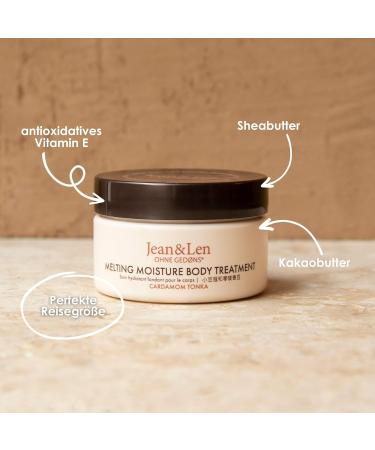 Jean & Len Melting Moisture Body Treatment - Cardamom & Tonka | Nourishing Body Butter for Normal Skin | 50 ml - Premium Fragrant Care - Buy Online on GoSupps.com