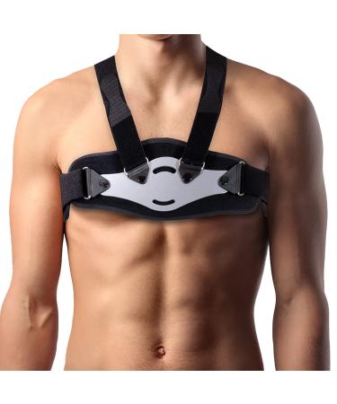 pucka Pectus Carinatum Brace With Adjustable Straps For More Rigid Compression on Sternum Pigeon Chest Corset for Adults One Size