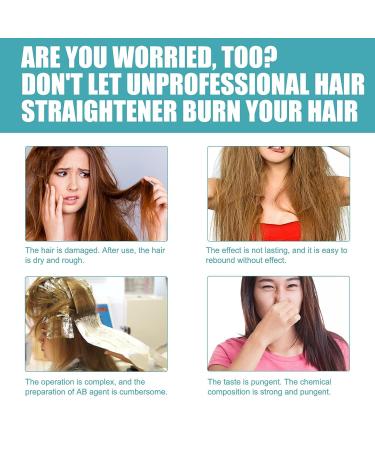 EDSN Protein Correcting Hair Straightener Cream - Silk and Gloss Smoothing Collagen Treatment for All Hair Types (2Pcs 60ml) - Buy Online on GoSupps.com