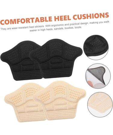 FOMIYES Non-Slip Heel Protectors - 4 Pairs High Heel Cushion Inserts for Women | Ultimate Comfort & Support - Buy Online on GoSupps.com