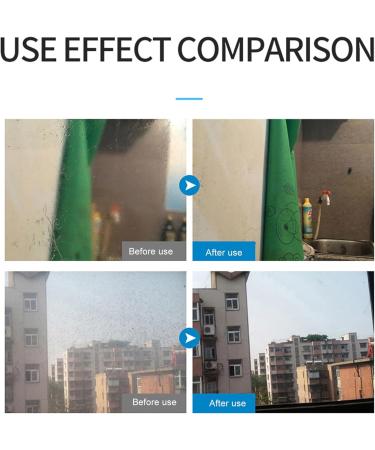 Concentrated Glass Cleaner 100ml Multipurpose Stain Remover For Mirror | Glass Care Products For Bedroom Living Room Bathroom Car Glass Friendly No Scratch Lencyh - Buy Online on GoSupps.com