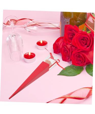 CAXUSD 10pcs Box Gift Boxes with Lids Flower Bouquet Sleeve Flower Packaging Home Decor Handmade Flowers Bouquet Paper Small Gift Boxes Purple Bulk Bridesmaid Red Tangle Red 42.00X7.00X7.00CM - Buy Online on GoSupps.com