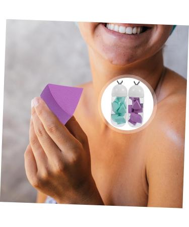 Ipetboom 2 Capsule Bottle Beauty Egg Concealer Makeup Brush Cosmetic Removal Puff Make up Powder Puff Puff Makeup Blenders Powder Puff Makeup Cream Hydrophilic Polyurethane Sponge 20x7cm As Shown 1 - Buy Online on GoSupps.com