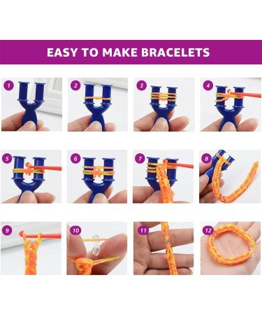 CRAZONE 2000+ Pcs Rubber Bands Refill Kit - DIY Weaving Loom Bracelet Making Set for Kids | 23 Colors, 200+ Beads, 12 Charms | Perfect Christmas & Birthday Gift - Buy Online on GoSupps.com