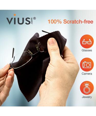 Vius Premium Lens Cleaner Spray for Eyeglasses, Cameras & Lenses - 8oz 2-Pack - Removes Fingerprints, Dust & Oil - Buy Online on GoSupps.com