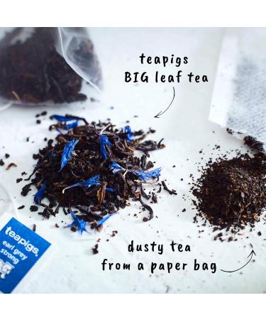 Teapigs Earl Grey Strong Loose Leaf Tea - 250g | Whole Leaf Blend of Darjeeling, Assam, Rwandan & Ceylon Teas | Aromatic English Tea - 100 Servings - Buy Online on GoSupps.com