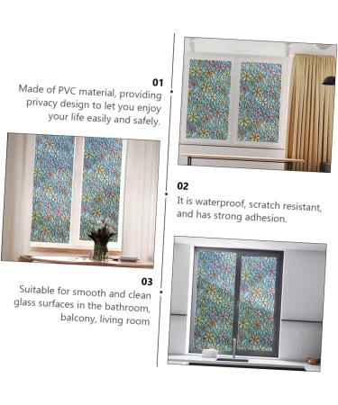 Alipis 1pc Cellophane Office No Glue Pvc Anti-peeping Assorted Color 4 90X58CM - Buy Online on GoSupps.com