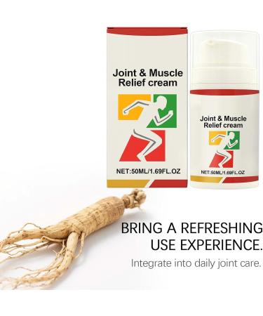  Yabauuop Soothing Muscle Cream - 50 ml - Back Massage Cream - Refreshing and moisturizing for joints hands legs knees feet and neck - Buy Online on GoSupps.com