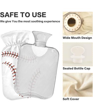 NAANLE Baseball Softball Heat Bottle 2L Transparent Warm Water Flap for Bed Hand & Feet Relief | Pain Relief & Cold Therapy - Buy Online on GoSupps.com