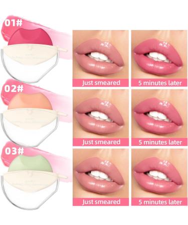 Waterproof Lipstick Temperature Color Changing Lip Balm Moisturizer Lipstick Lipstick Base Makeup Lipstick Flowers Lipstick - Buy Online on GoSupps.com