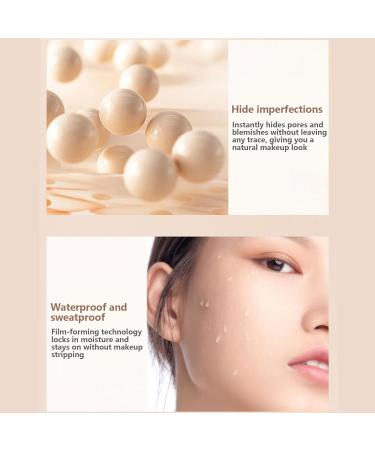  PUCHEN Natural Foundation Makeup Creamy Natural Foundation Natural Concealer Moisturizing Long Wear Lightweight Full Coverage Brightening Matte Foundation for Uneven Complexion Puchen - Buy Online on GoSupps.com