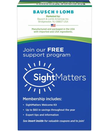 Bausch + Lomb PreserVision AREDS 2 Eye Vitamin & Mineral Supplement with OCUSorb with Lutein & Zeaxanthin from 120 Soft Gels (MiniGels) (Pack of 2) - Buy Online on GoSupps.com