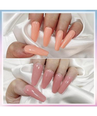 Lofuanna Dip Powder Nail Starter Kit - Nude Set | 2 Colors, Base Top Coat Activator | No UV/LED Needed | 9Pcs Dip Powder Set | DIY French Nail Art Manicure for Beginners - Buy Online on GoSupps.com