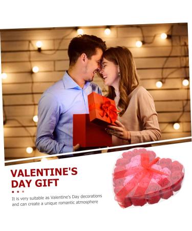 POPETPOP 2pcs Valentine's Day Present Valentines Day Flower Bouquet Never Withered Roses Floral Scented Bath Soap Preserved Rose Flower Scented Rose Petals Asmr Delicate Flowers Soap Flower 1 count (Pack of 1) As Shownx2pcs - Buy Online on GoSupps.com